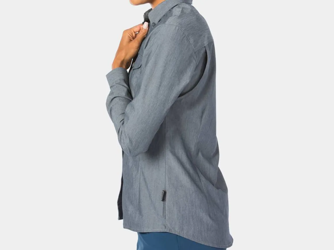 Women Trek Bikes Bontrager Adventure Women's Cycling Chambray Shirt