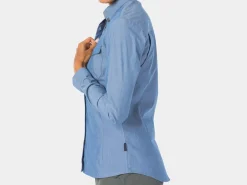 Women Trek Bikes Bontrager Adventure Women's Cycling Chambray Shirt