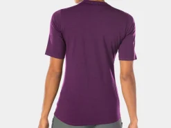 Women Trek Bikes Bontrager Adventure Women's Wool Blend Cycling Henley
