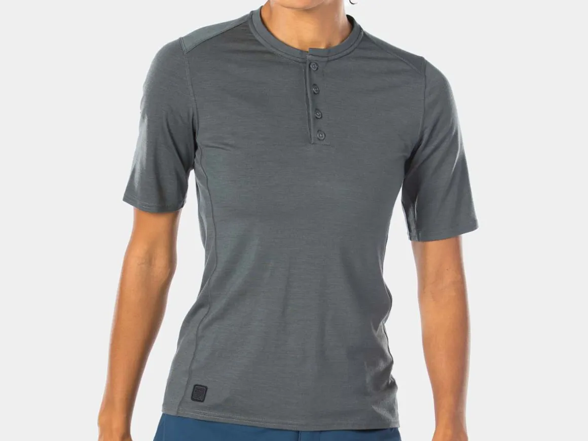 Women Trek Bikes Bontrager Adventure Women's Wool Blend Cycling Henley