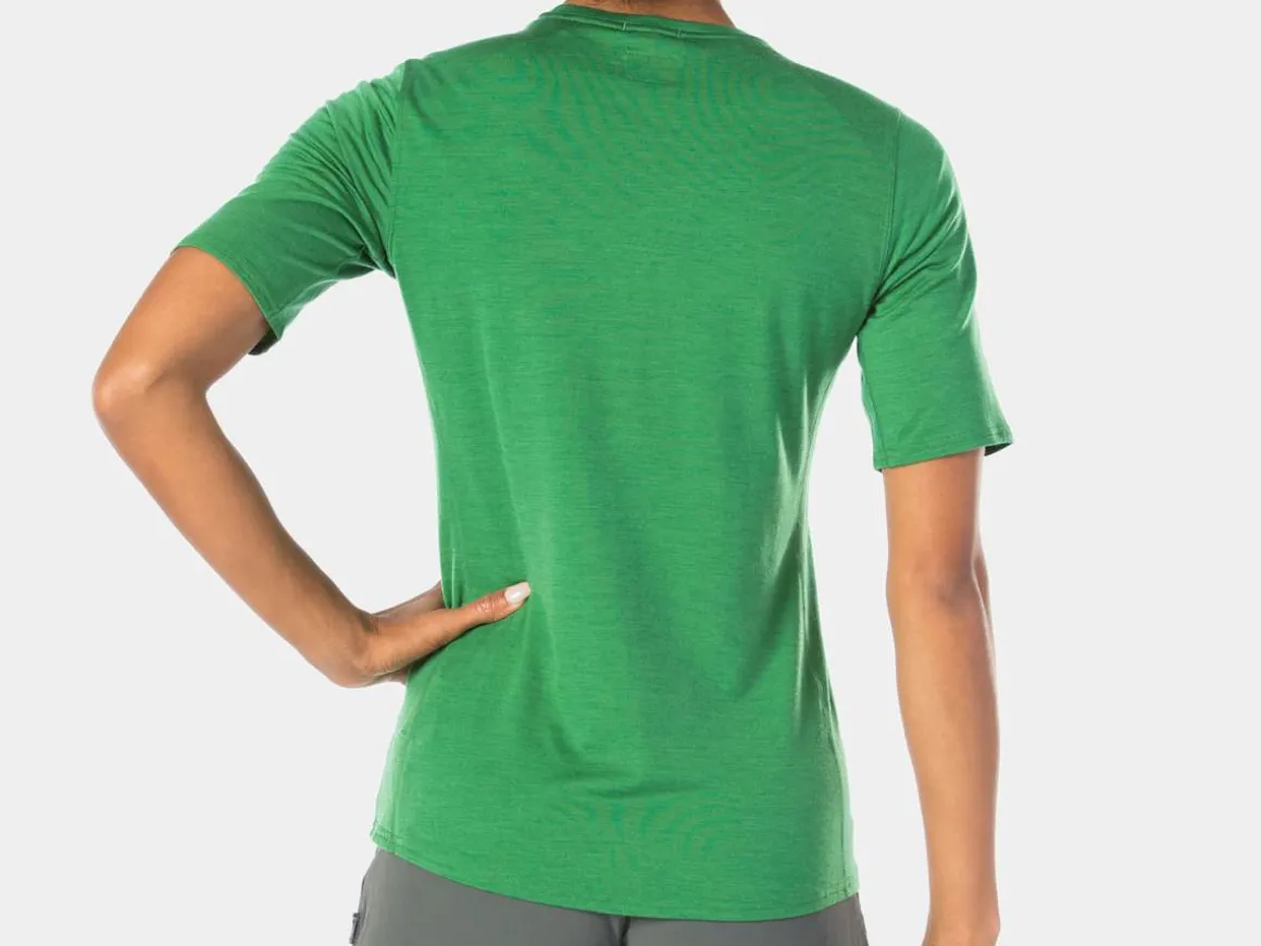Women Trek Bikes Bontrager Adventure Women's Wool Blend Cycling Henley