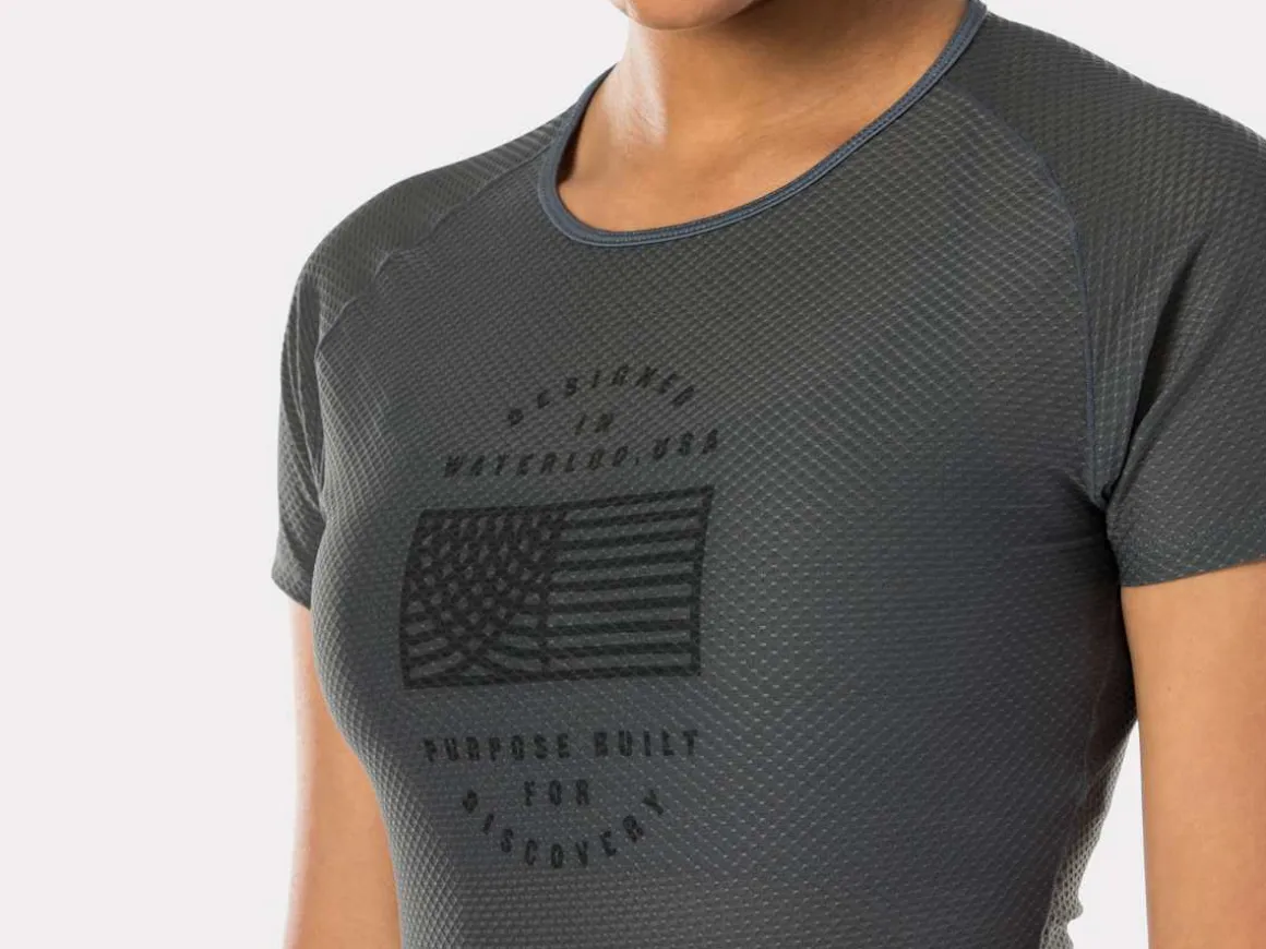 Women Trek Bikes Bontrager Mesh Women's Short Sleeve Cycling Baselayer