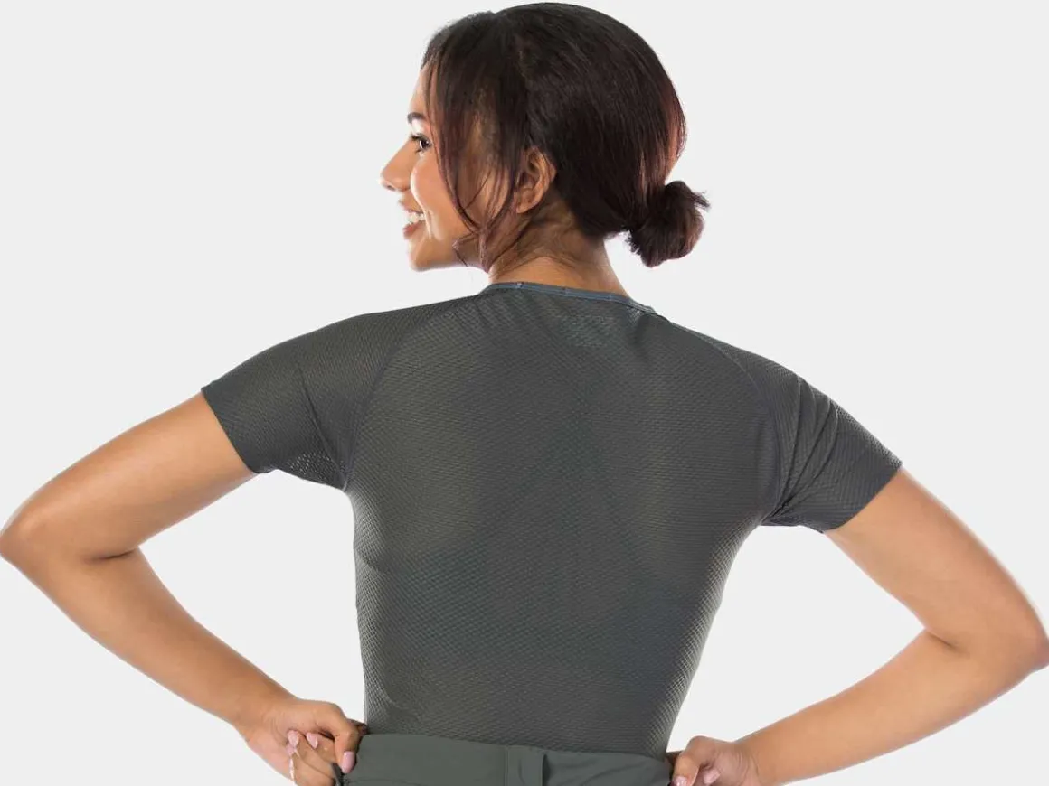 Women Trek Bikes Bontrager Mesh Women's Short Sleeve Cycling Baselayer