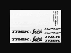 Trek Bikes Bontrager XXX WaveCel Trek-Segafredo Decal Set