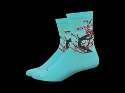 Women Trek Bikes DeFeet Aireator 4'' Women's Blossom Socks