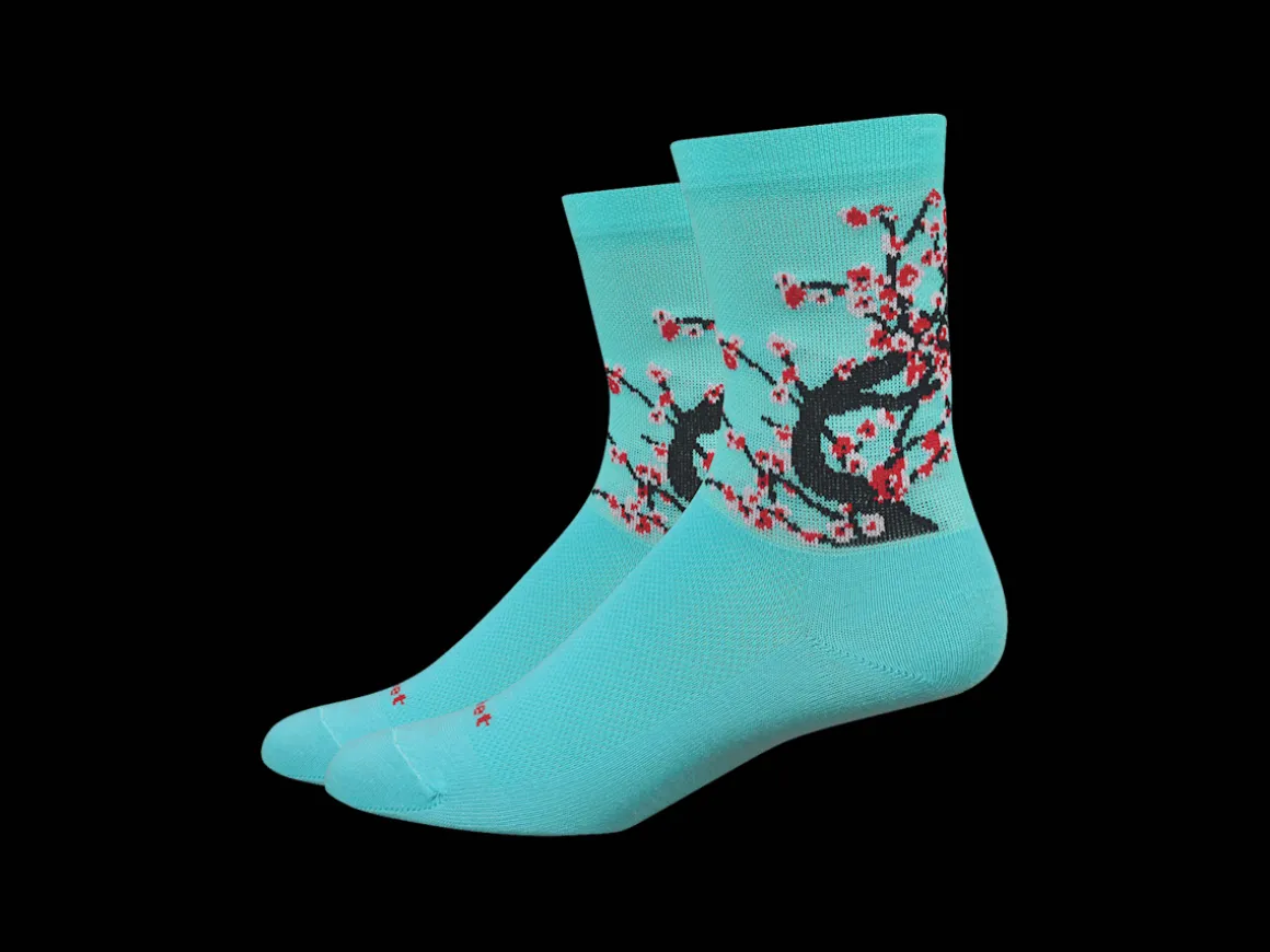 Women Trek Bikes DeFeet Aireator 4'' Women's Blossom Socks