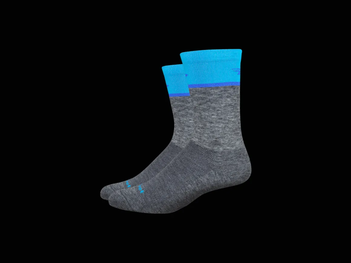 Women Trek Bikes DeFeet Wooleator Comp 6" Team DeFeet Socks