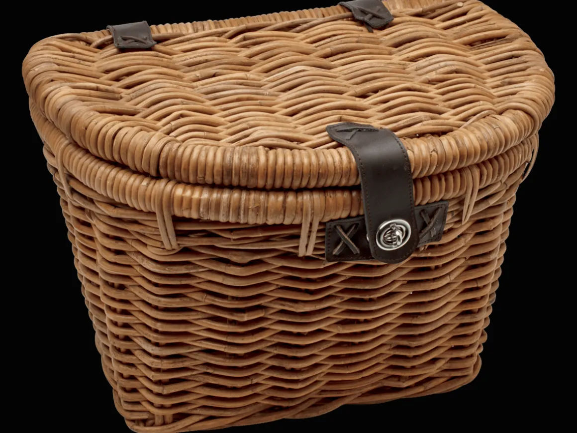 Trek Bikes Electra Woven Rattan Basket with Lid