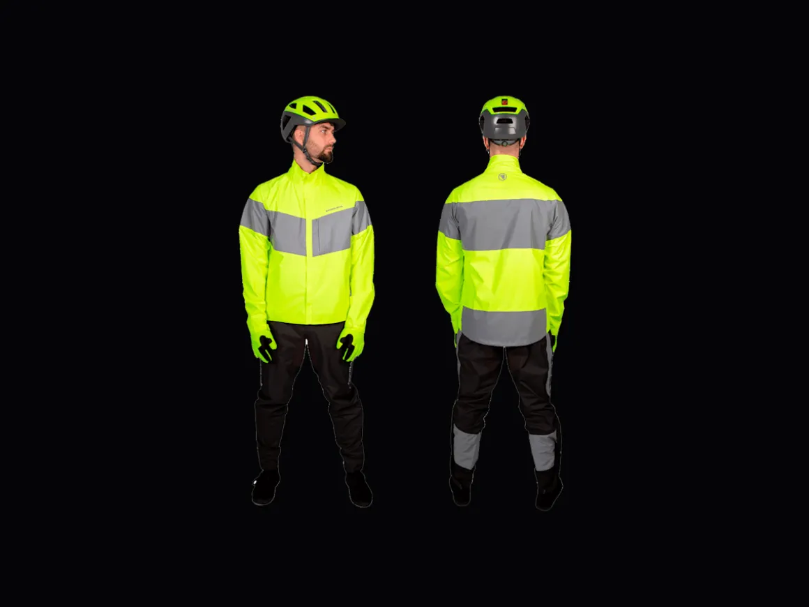 Women Trek Bikes Endura Urban Luminite EN1150 Waterproof Cycling Jacket