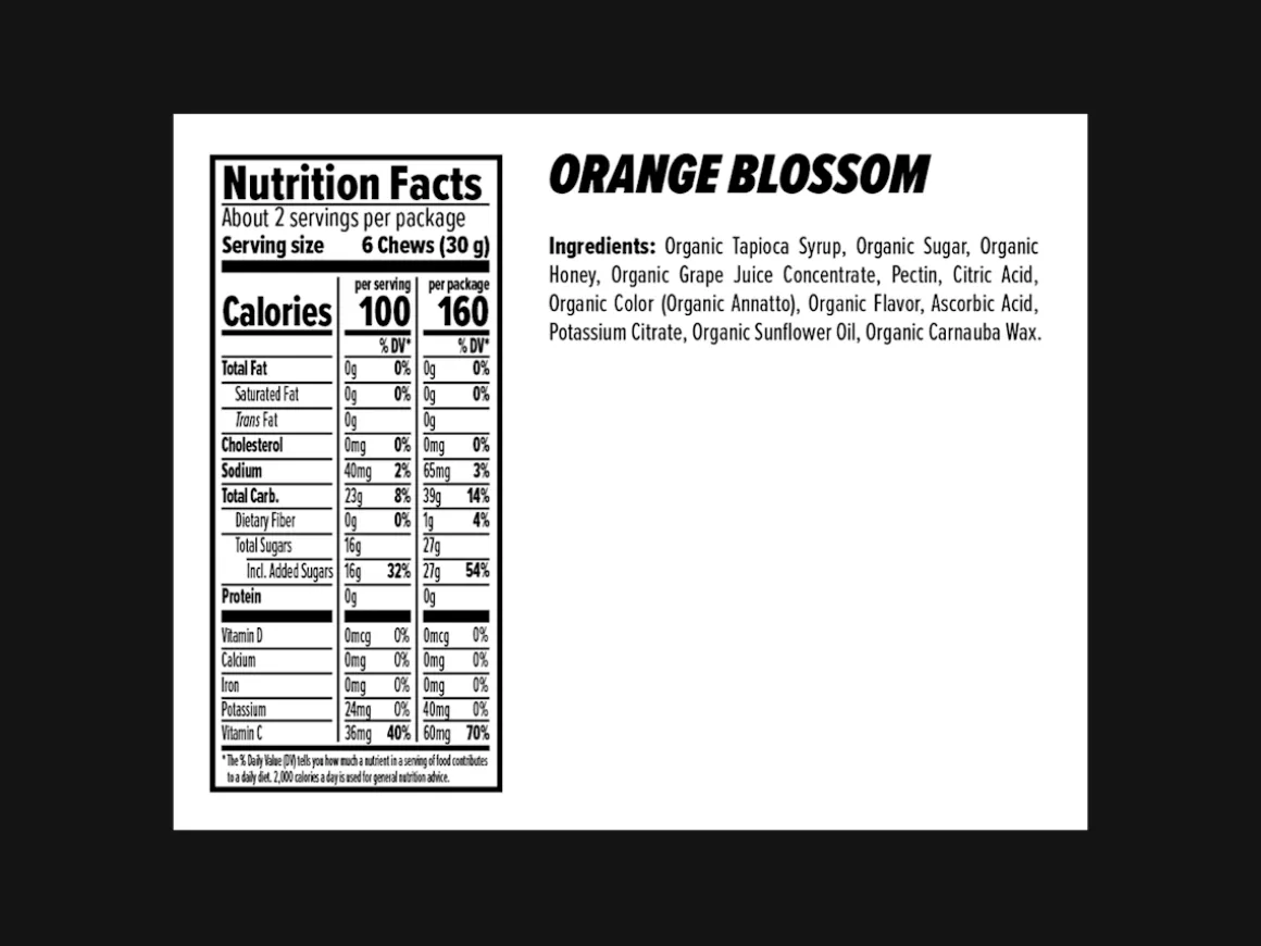 Trek Bikes Honey Stinger Organic Energy Chews Box of 12