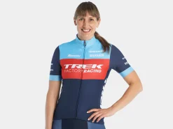Women Trek Bikes Santini Trek Factory Racing Women's XC Team Replica Cycling Jersey
