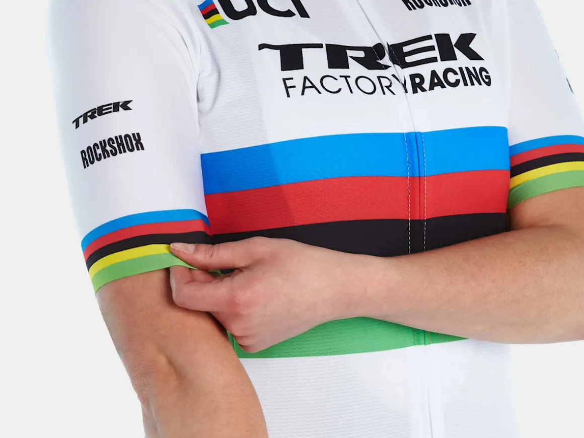 Women Trek Bikes Santini Trek Factory Racing Women's Replica World Champion Cycling Jersey