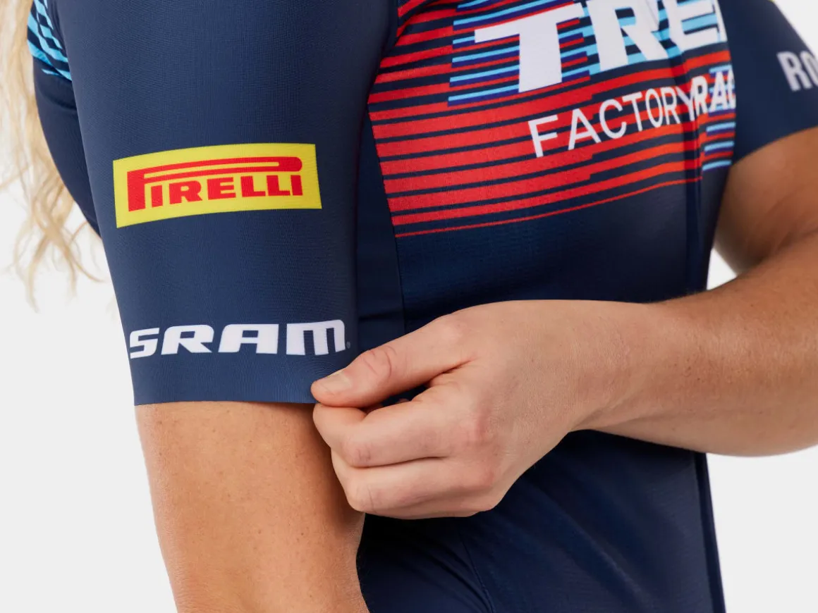 Women Trek Bikes Santini Trek Factory Racing Women's Team Replica Cycling Jersey