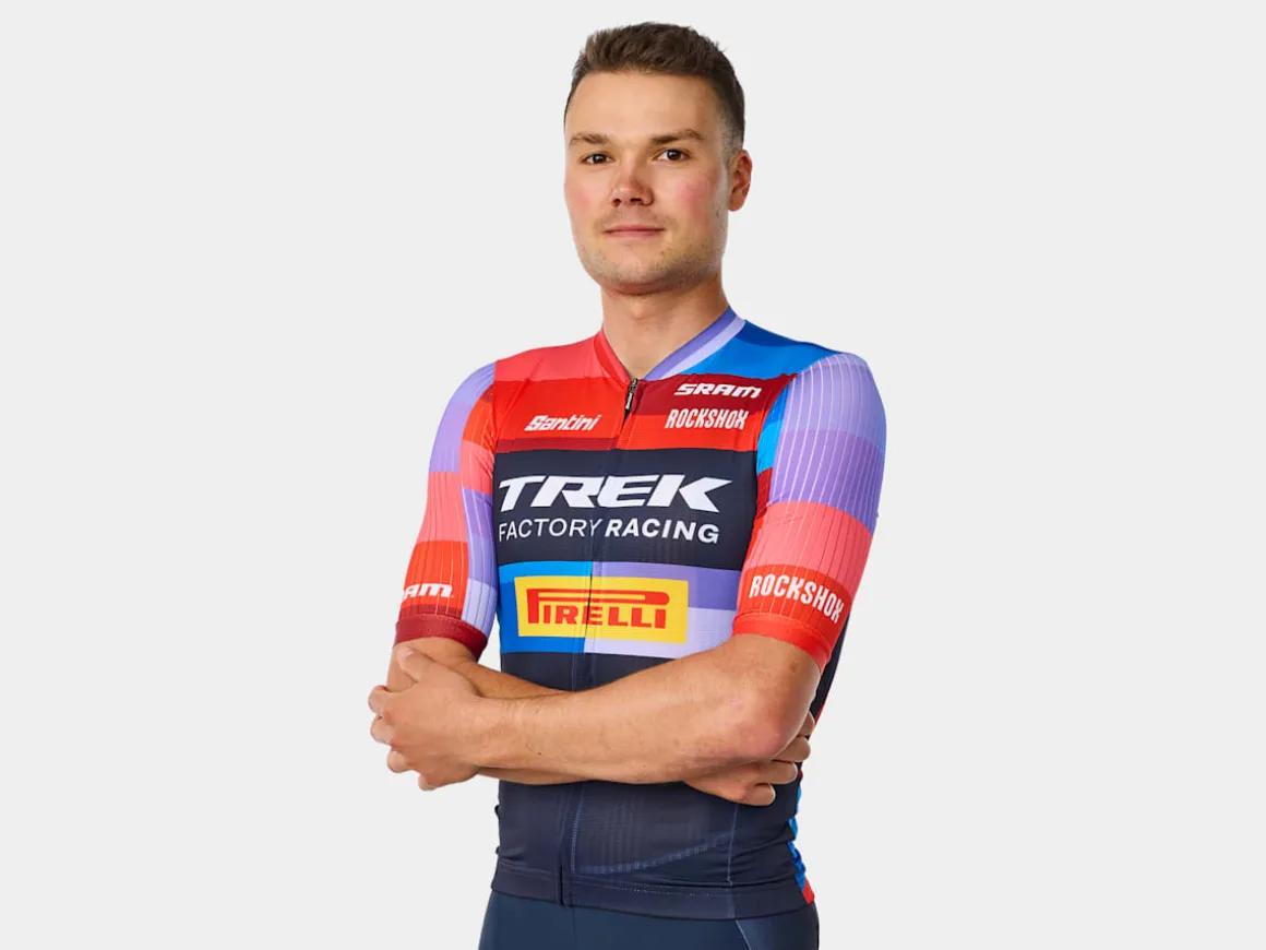 Trek Bikes Santini Trek Factory Racing Men's Team Replica Cycling Jersey