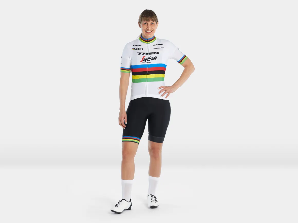 Women Trek Bikes Santini Trek-Segafredo Women's Replica World Champion Cycling Jersey