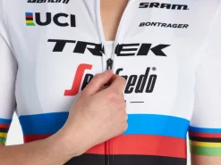 Women Trek Bikes Santini Trek-Segafredo Women's Replica World Champion Cycling Jersey