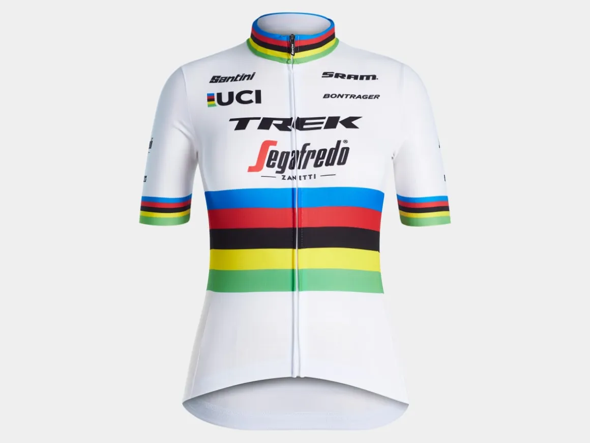 Women Trek Bikes Santini Trek-Segafredo Women's Replica World Champion Cycling Jersey