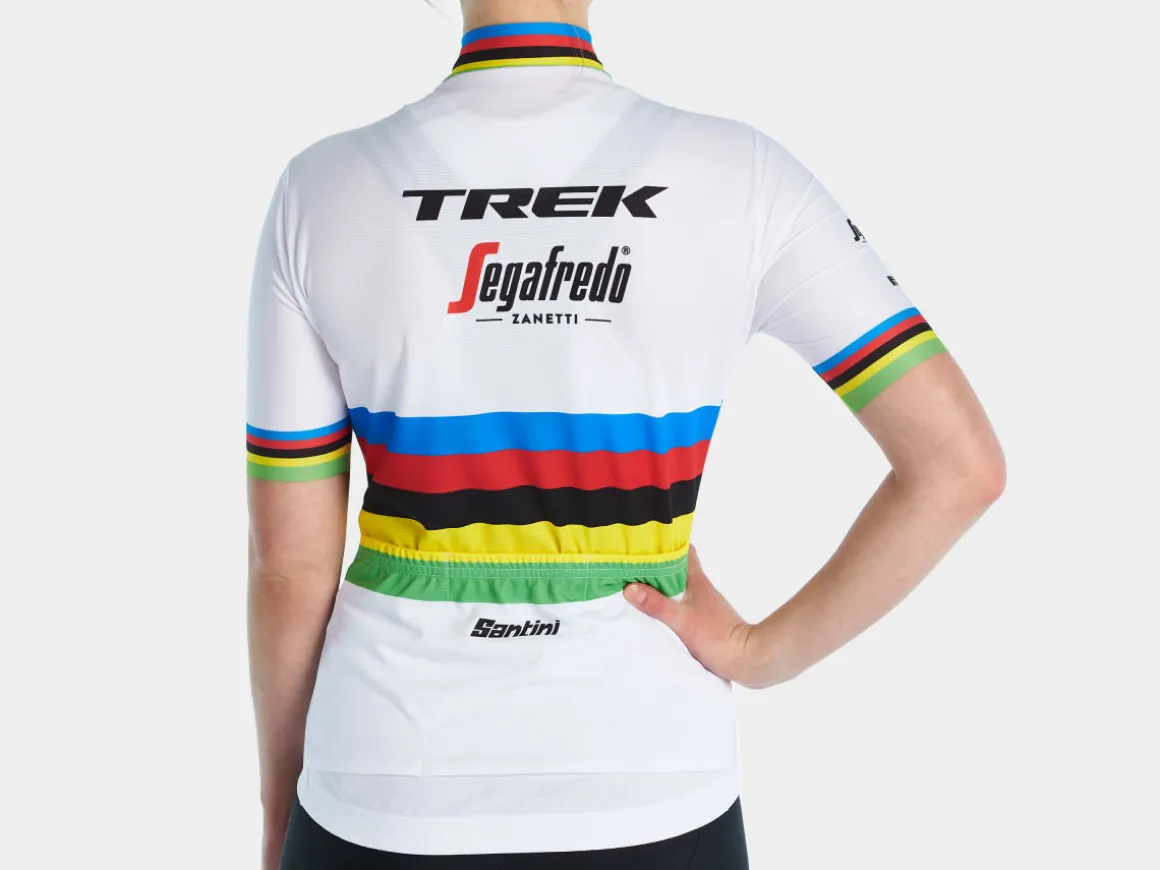 Women Trek Bikes Santini Trek-Segafredo Women's Replica World Champion Cycling Jersey