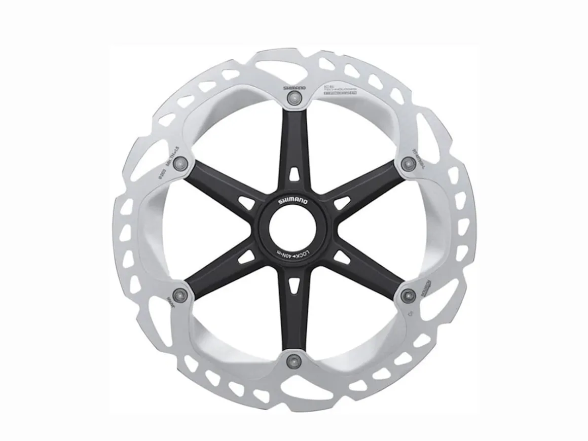 Trek Bikes Shimano Deore XT MT800 Centerlock Disc Brake Rotor with External-Notched Lockring