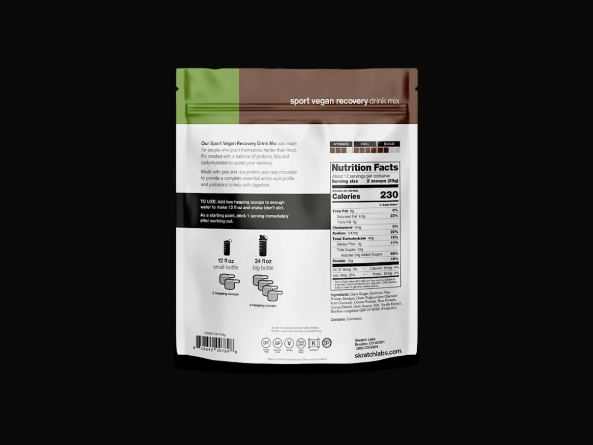 Trek Bikes Skratch Labs Sport Vegan Recovery Mix 12-Serving Bag