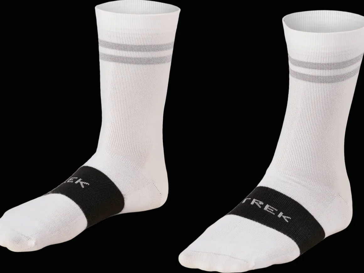 Women Trek Bikes Trek Race Reflective Crew Cycling Sock