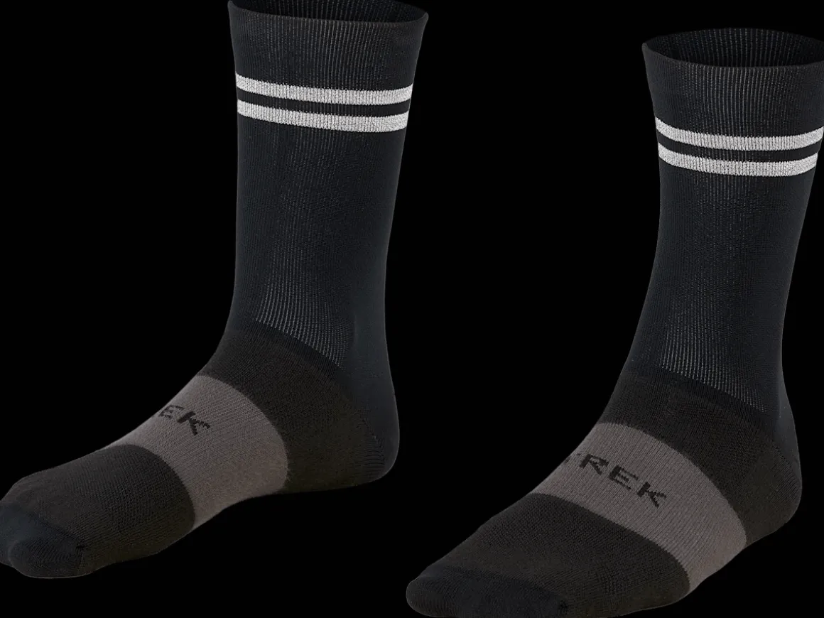 Women Trek Bikes Trek Race Reflective Crew Cycling Sock